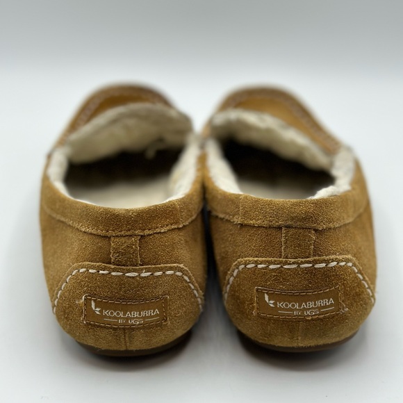 Koolaburra by UGG Women's Lezly Slipper Wool and Faux-Fur in Chestnut Size 9 - Picture 5 of 9